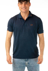 MAGLIA POLO UOMO  BLU NAVY A34144 07NAVY SUN 68